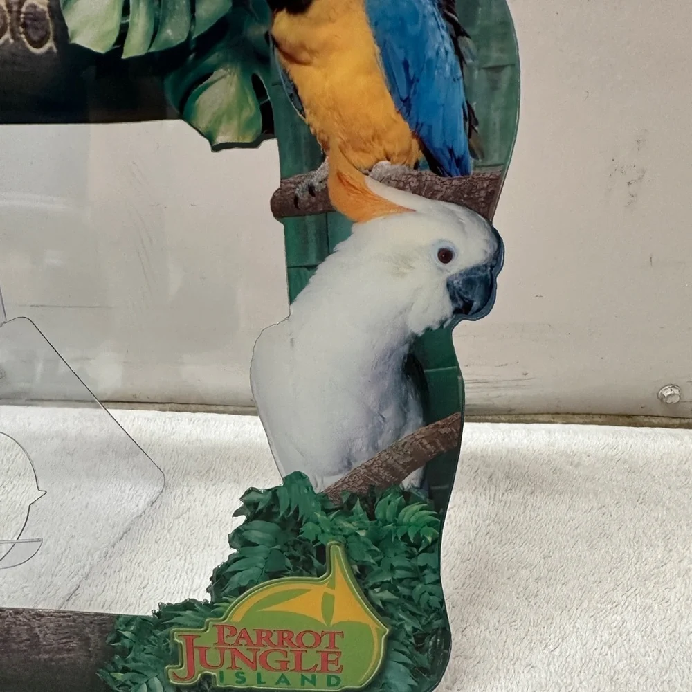 Parrot Jungle Island Miami Florida Parrot Photo Frame